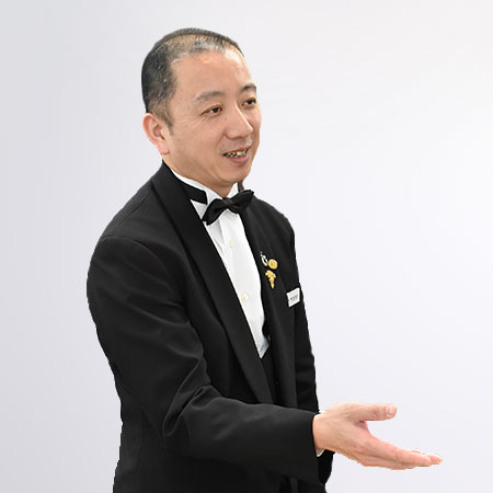 滋賀県立八日市南高校にてサービスマナーの授業を実施しました。