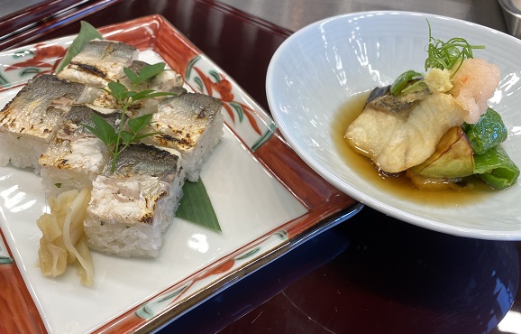西洋料理・日本料理　1分野選んでじっくり体験（鮎の箱寿司等orハンバーガー）